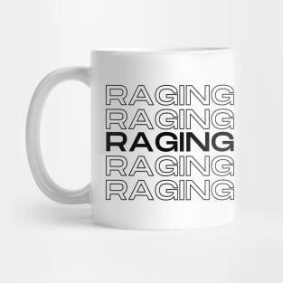 Raging Feminist Duplicated Text Mug